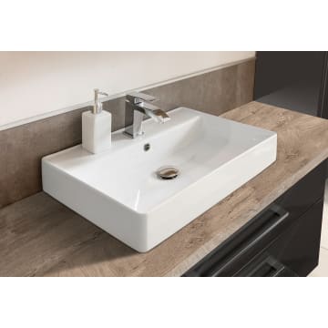 Fackelmann universal countertop sink 61 x 41 cm ceramic