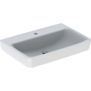 Geberit Renova Plan washbasin 70 cm with tap hole in the middle, without overflow