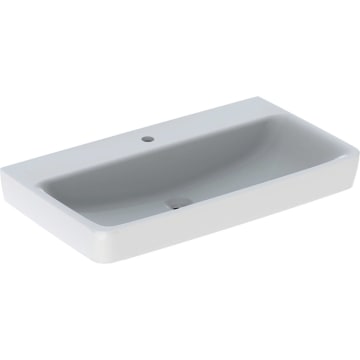 Geberit Renova Plan washbasin 85 cm with tap hole in the middle, without overflow