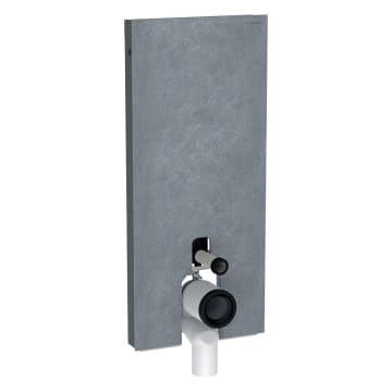Geberit Monolith Sanitärmodul für Stand-WC, 114 cm, Frontverkleidung aus Steinzeug