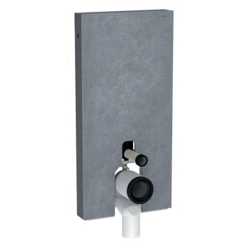 Geberit Monolith Plus sanitary module for pedestal WC, 101 cm, vitrified clay front cladding
