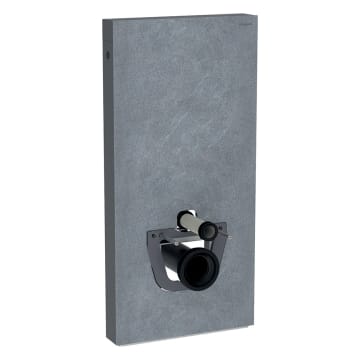 Geberit Monolith Plus Sanitärmodul für Wand-WC, 101 cm, Frontverkleidung aus Steinzeug