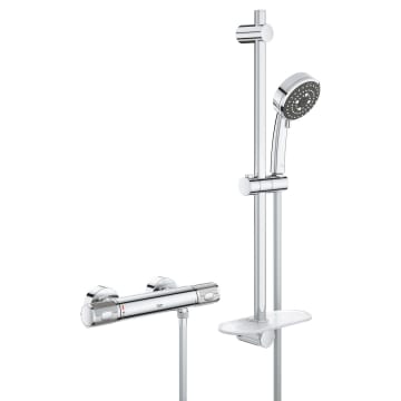 GROHE Precision Feel Brause- & Duschsystem, Brauseset inkl. Thermostat-Duscharmatur