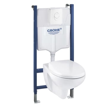 GROHE Solido Compact 2 in 1-Set mit WC und WC-Sitz, Bauhöhe 113 cm