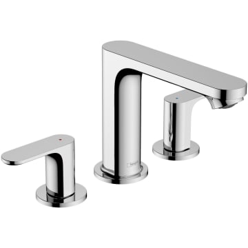 Hansgrohe 4-Loch Grobwannenfüller Aus Messing – Mit Keramikventil, 90°-Set, Inkl. 203 Cm Schlauch