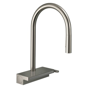 hansgrohe Aquno Select M81 single lever kitchen mixer 170, pull-out shower, 3jet, sBox