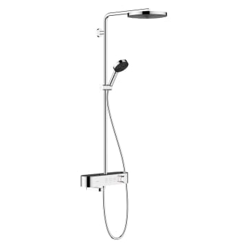hansgrohe Pulsify Showerpipe 260 1 Strahlart, mit Wannenthermostat, mit Shower Tablet Select 400