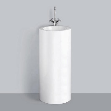 Alape Säulen-Waschtisch WT.RX400KH, kreisförmig mit 40 cm Ø
