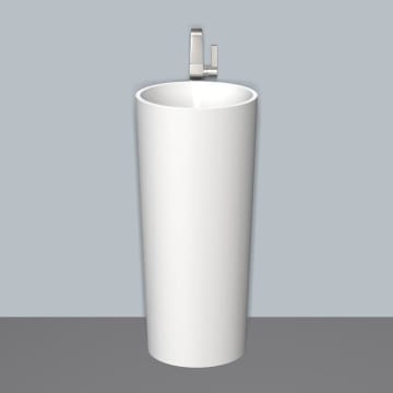 Alape Säulen-Waschtisch WT.RX400H.CO kreisförmig mit 40 cm Ø