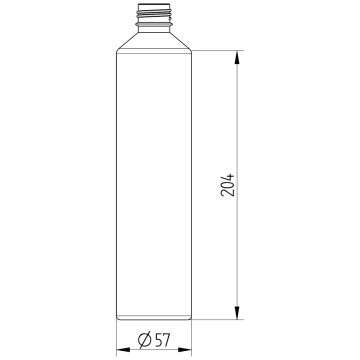 Avenarius Kunststoff-Ersatzflasche 500 ml zu 9001316