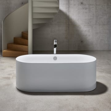 Bette LUX Oval Silhouette freistehende Badewanne 180 x 80 cm