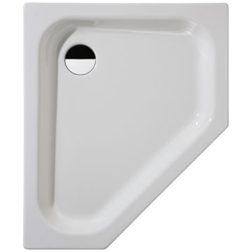 Bette Caro 5-Eck Duschwanne ohne Schürze 90 x 75 x 6,5 cm - MEGABAD