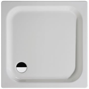 Bette Supra shower tray extra flat 90 x 90 x 6.5 cm with anti-slip PRO