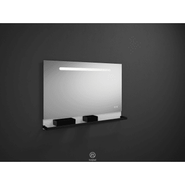 burgbad Fiumo Leuchtspiegel mit horizontaler LED-Beleuchtung 120 x 87,6 cm