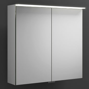 burgbad Junit Spiegelschrank mit LED-Aufsatzleuchte 70 cm