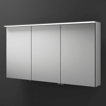 burgbad Junit Spiegelschrank mit LED-Aufsatzleuchte 120 cm Rechts
