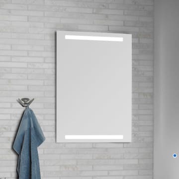 Dansani Mido Repeat mirror with integrated lighting and sensor switch, 50 cm