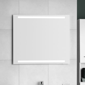 Dansani Mido Repeat mirror with integrated lighting and sensor switch, 80 cm