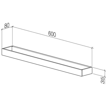 Dornbracht Mem Badetuchhalter 60 Cm 83060780 00 Megabad
