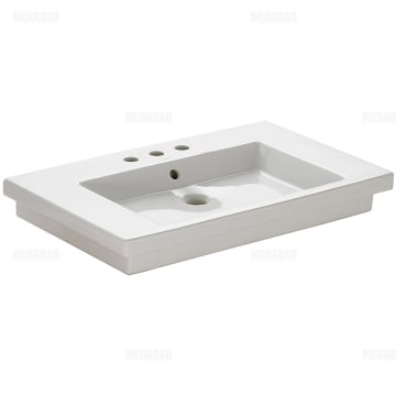 Duravit 2nd Floor Waschtisch Geschliffen No 0491800025 Megabad 80 x 65,5 x 50 cm/schrank fürs bad mit 2 schubladen/korpus: duravit