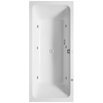 Duravit D-Code Rechteck Whirlwanne 180 x 80 cm mit Jet Project