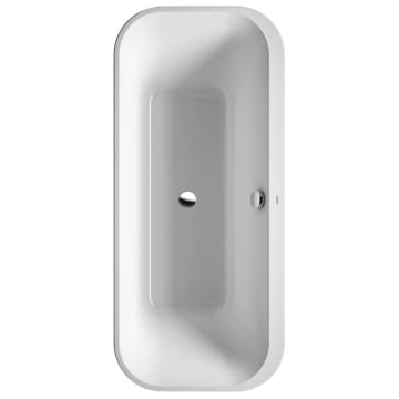 Duravit Happy D.2 Plus Badewanne Rechteck 180 x 80 cm, mit 2 Rückenschrägen, Freistehend