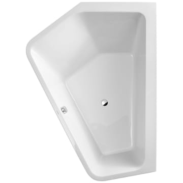 Duravit Paiova 5-Eck Badewanne links, Einbauversion 190 x 140 cm