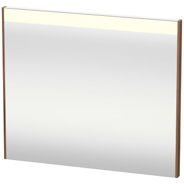 Duravit Brioso Spiegel mit LED-Beleuchtung, Waschplatzbeleuchtung und Spiegelheizung 82 x 70 cm