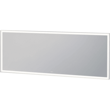 Duravit L-Cube Spiegel mit LED Beleuchtung und Spiegelheizung 180 x 70 cm
