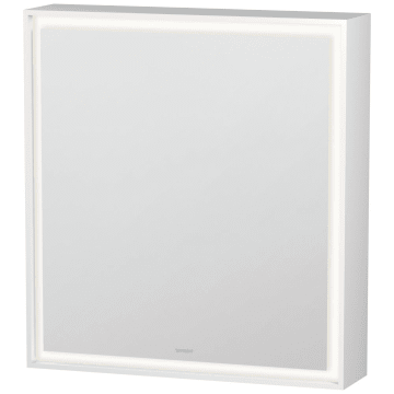 Duravit L-Cube Spiegelschrank mit LED Beleuchtung 65 x 70 cm mit Waschplatzbeleuchtung