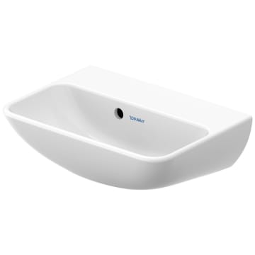 Duravit ME by Starck hand wash basin 45 cm, 1 tap hole pre-punched