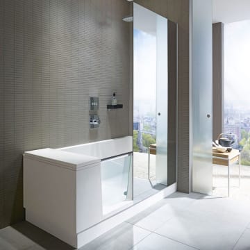 Duravit Shower Bath Dusch Badewanne Ecke Rechts 170 X 75