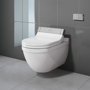 Duravit Starck 3 Wand-WC für SensoWash mit verdeckten Anschlüssen