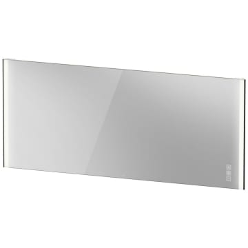 Duravit XViu Spiegel mit LED Beleuchtung 182 x 80 cm, Icon-Version und Spiegelheizung