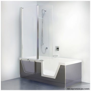 DUSCHOLUX Step-in Pure Badewanne 160 x 75 cm Einstieg rechts