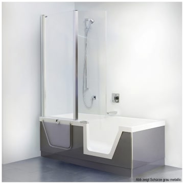 DUSCHOLUX Step-in Pure Badewanne 180 x 80 cm Einstieg rechts