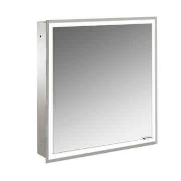 Emco asis prime Lichtspiegelschrank 60 x 70 cm Unterputzmodell, links