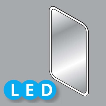Fackelmann led spiegelelement 45