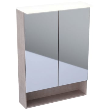 Geberit Acanto mirror cabinet with LED lighting 60 x 83 cm