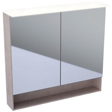 Geberit Acanto mirror cabinet with LED lighting 90 x 83 cm