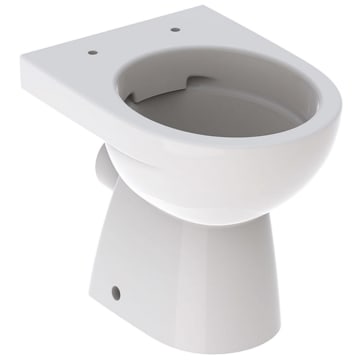 Geberit Renova Stand-WC-Tiefspüler, Abgang horizontal, Rimfree