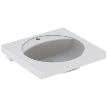 Geberit Preciosa washbasin 60 x 55 cm with tap hole, without overflow