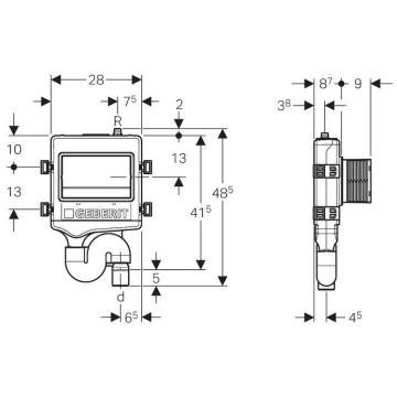 Geberit Hygienespulung Mit Einem Wasseranschluss 616 231 00 1 Megabad