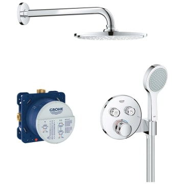 GROHE Grohtherm SmartControl DS UP mit Rainshower Cosmopolitan 210