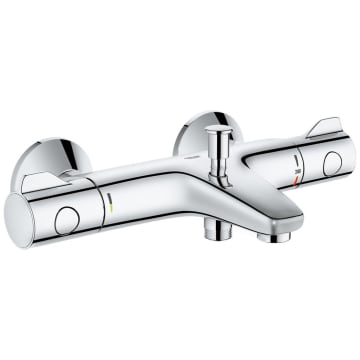 GROHE Grohtherm 800 thermostatic bath mixer exposed