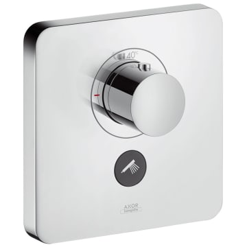 AXOR ShowerSelect Soft Cube Thermostat Highflow für 1 Verbraucher und 1 zusätlichen Abgang