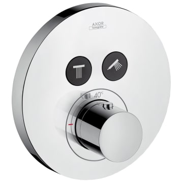 AXOR ShowerSelect Round Thermostat für 2 Verbraucher