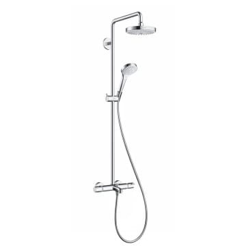 hansgrohe Croma Select S 180 2jet Showerpipe mit Thermostatarmatur