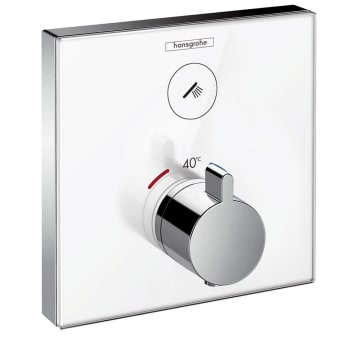 hansgrohe ShowerSelect Glas Thermostat Unterputz für 1 Verbraucher