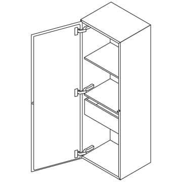 Hewi M 40 Schrank Modul 120 30 40 X 120 X 31 3 Cm Mit 1 Tur